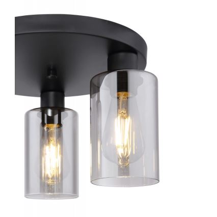 Globo - Φωτιστικό οροφής 3xE27/60W/230V μαύρο