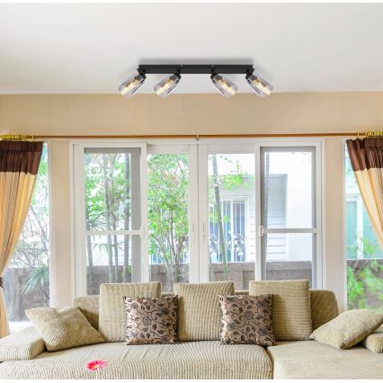 Globo - Φωτιστικό σποτ  4xE27/15W/230V