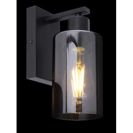 Globo - Φωτιστικό τοίχου 1xE27/60W/230V μαύρο