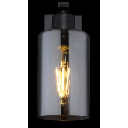 Globo - Φωτιστικό τοίχου 1xE27/60W/230V μαύρο