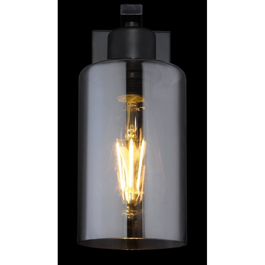Globo - Φωτιστικό τοίχου 1xE27/60W/230V μαύρο