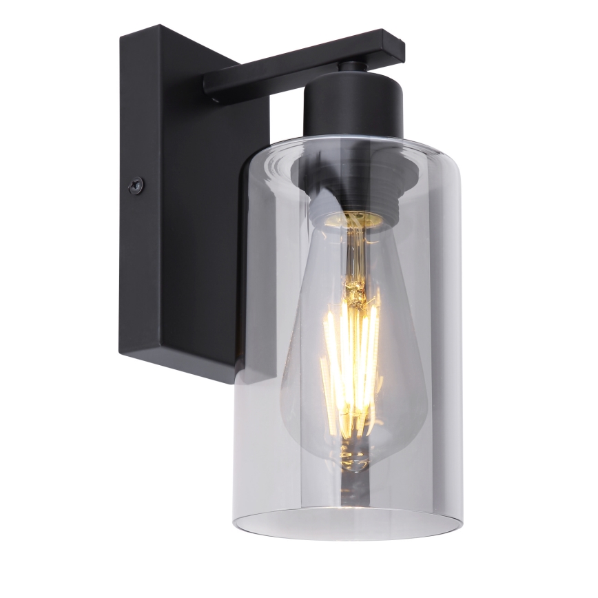 Globo - Φωτιστικό τοίχου 1xE27/60W/230V μαύρο