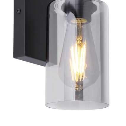 Globo - Φωτιστικό τοίχου 1xE27/60W/230V μαύρο