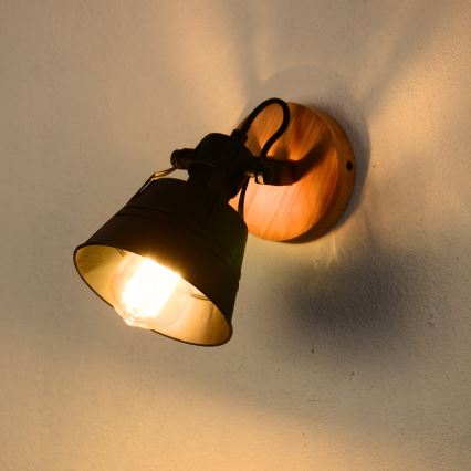 Globo - Σποτ τοίχου 1xE27/60W/230V έλατο