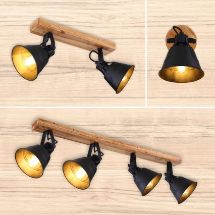 Globo - Σποτ τοίχου 1xE27/60W/230V έλατο