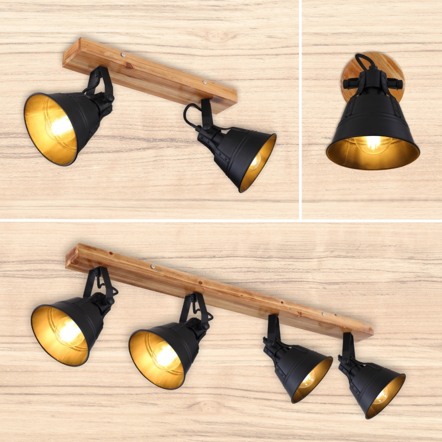 Globo - Σποτ τοίχου 1xE27/60W/230V έλατο