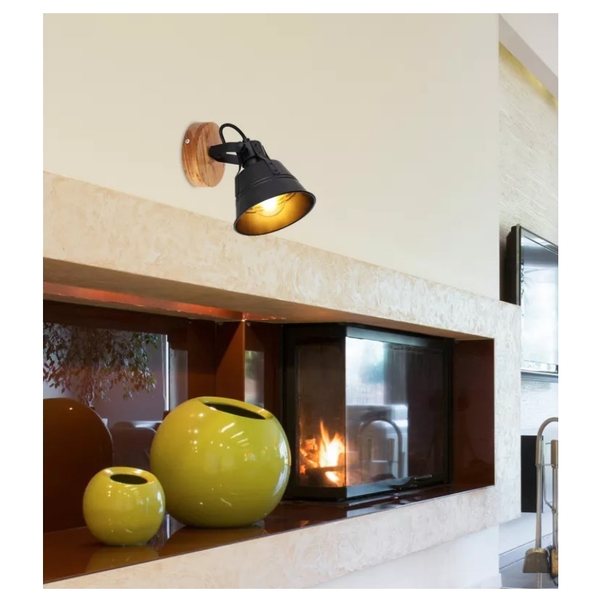 Globo - Σποτ τοίχου 1xE27/60W/230V έλατο