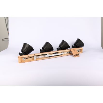 Globo - Φωτιστικό σποτ 4xE27/60W/230V έλατο