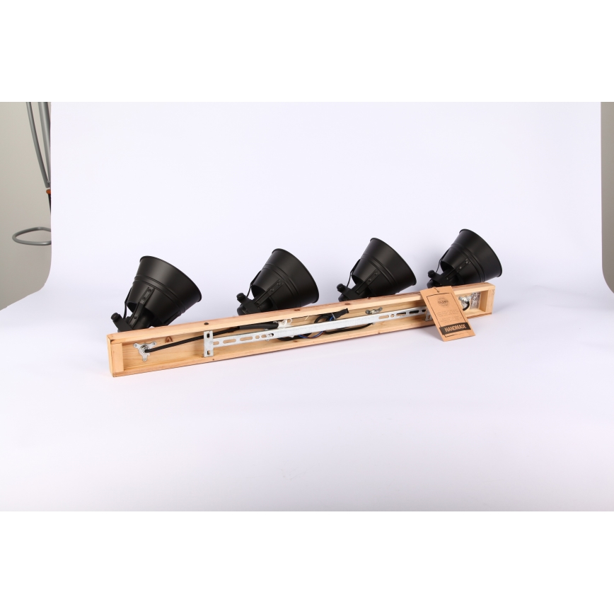 Globo - Φωτιστικό σποτ 4xE27/60W/230V έλατο