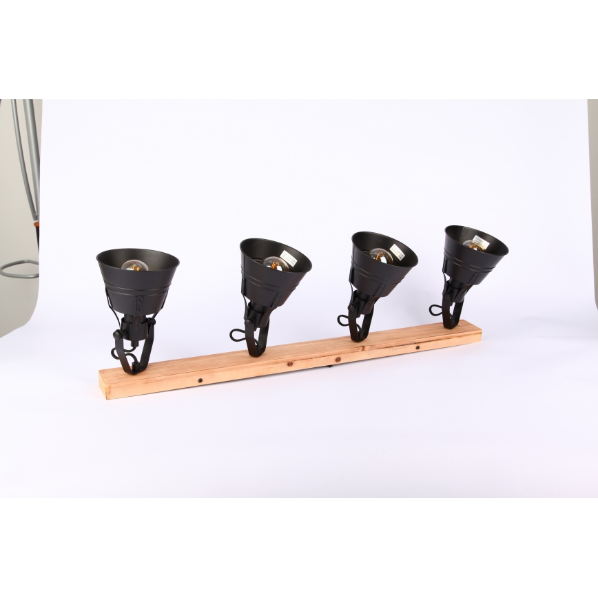 Globo - Φωτιστικό σποτ 4xE27/60W/230V έλατο