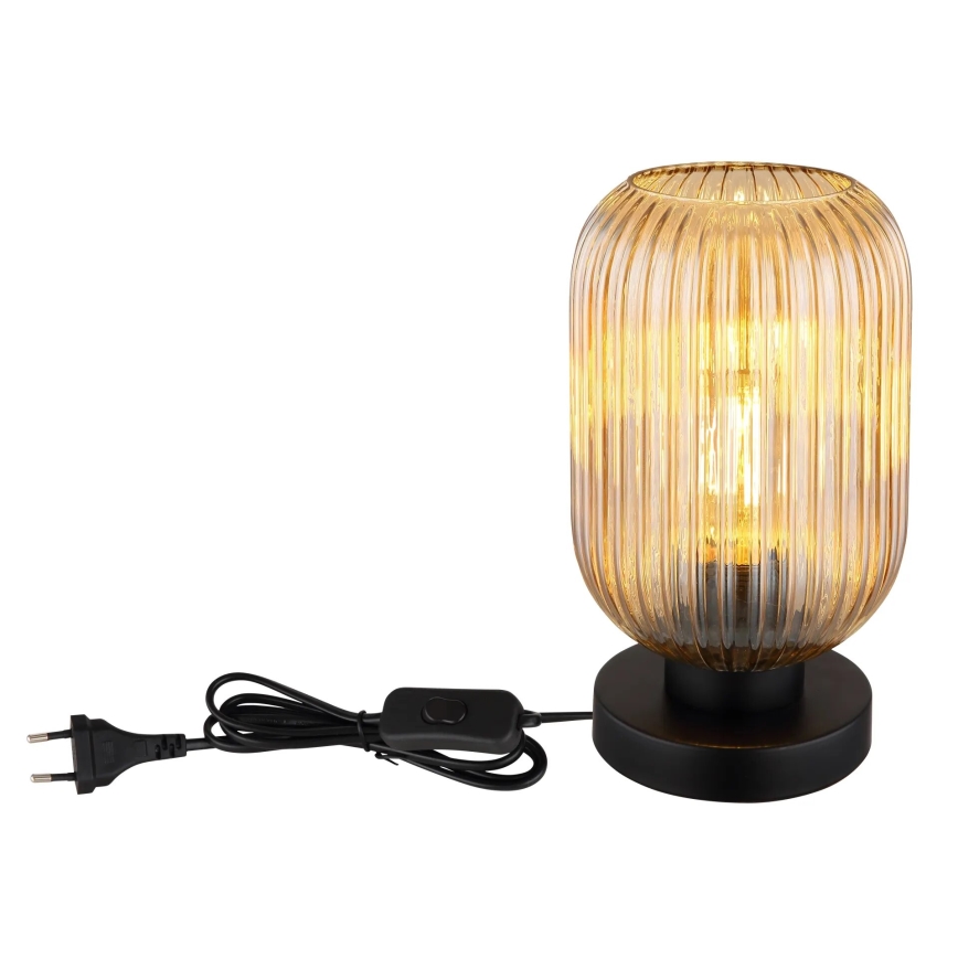 Globo - Eπιτραπέζιο φωτιστικό 1xE27/40W/230V καφέ