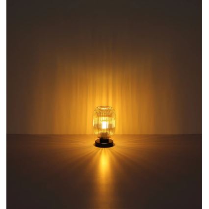 Globo - Eπιτραπέζιο φωτιστικό 1xE27/40W/230V καφέ