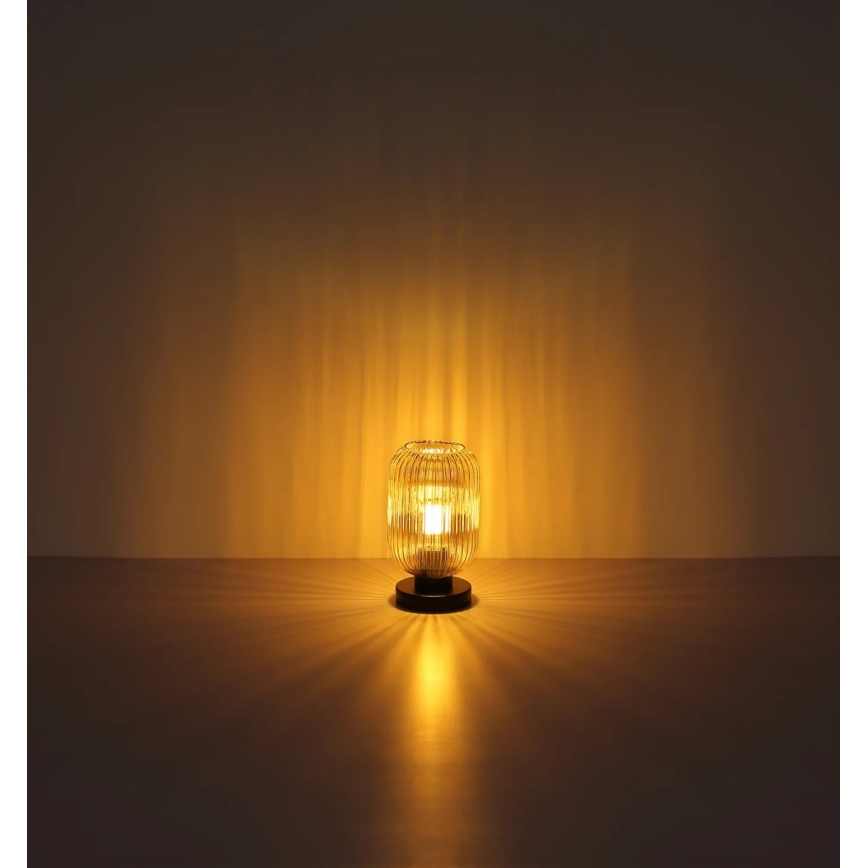 Globo - Eπιτραπέζιο φωτιστικό 1xE27/40W/230V καφέ