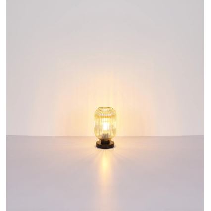 Globo - Eπιτραπέζιο φωτιστικό 1xE27/40W/230V καφέ