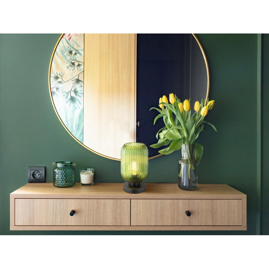 Globo - Eπιτραπέζιο φωτιστικό 1xE27/40W/230V πράσινο