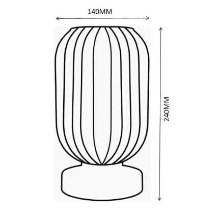 Globo - Eπιτραπέζιο φωτιστικό 1xE27/40W/230V πράσινο