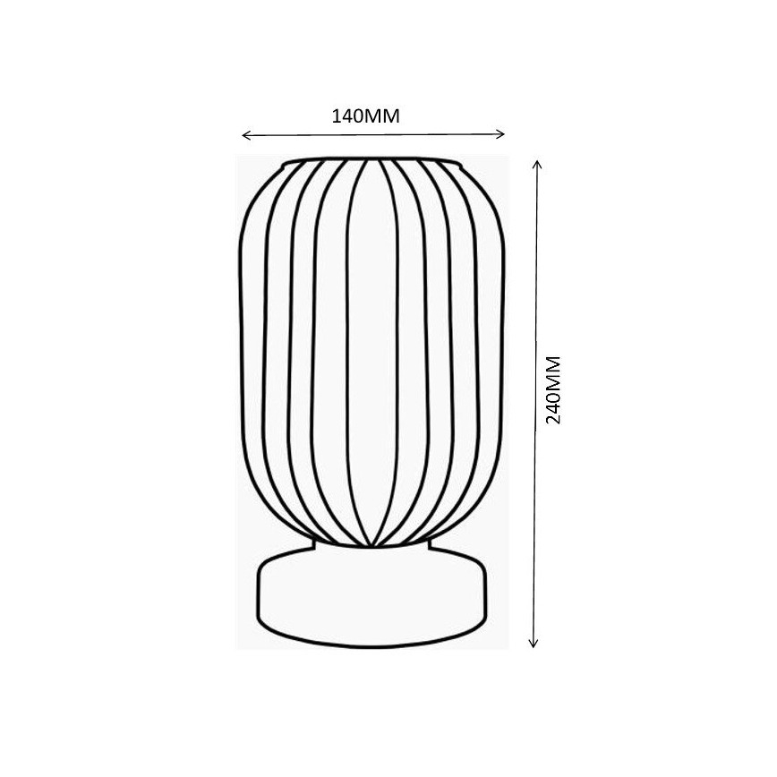 Globo - Eπιτραπέζιο φωτιστικό 1xE27/40W/230V πράσινο