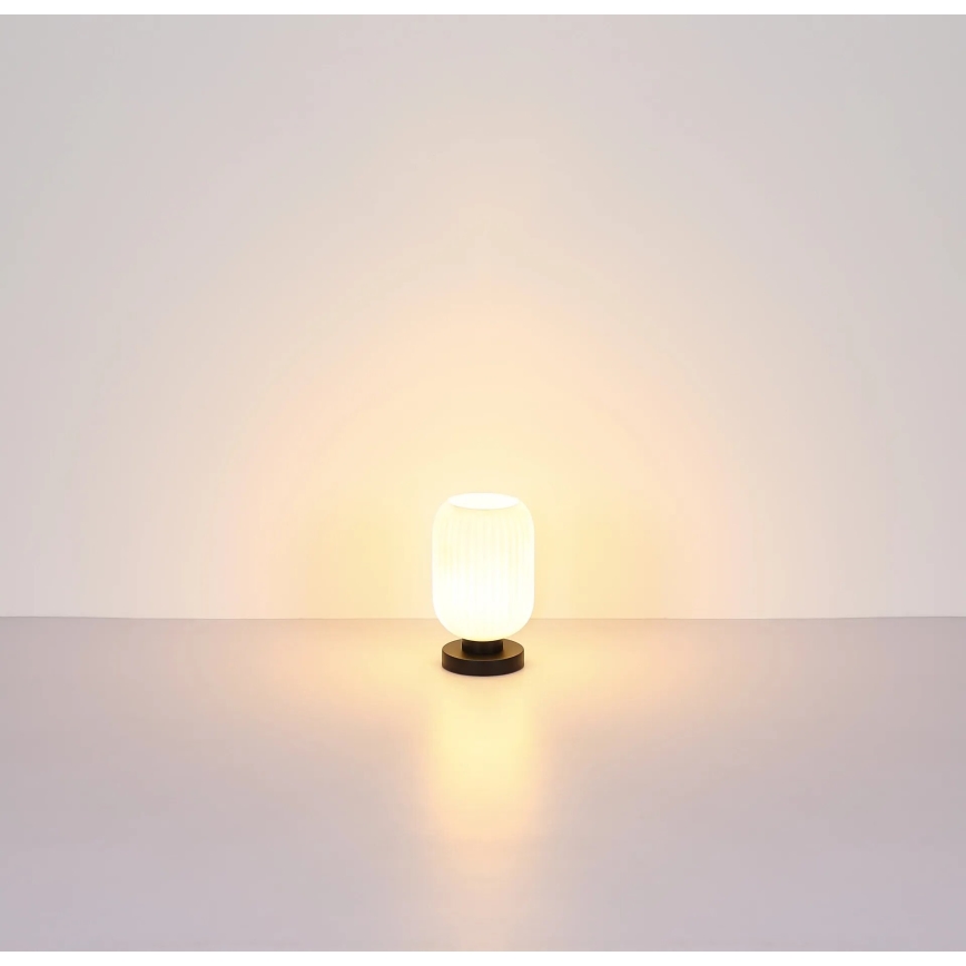 Globo - Eπιτραπέζιο φωτιστικό 1xE27/40W/230V λευκό