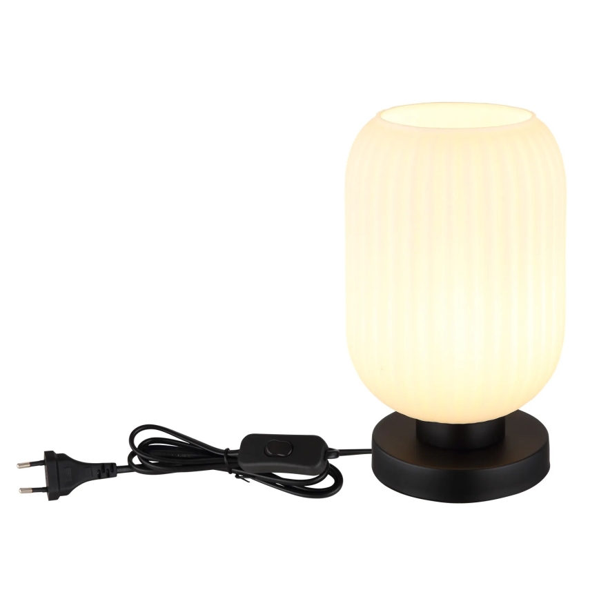 Globo - Eπιτραπέζιο φωτιστικό 1xE27/40W/230V λευκό