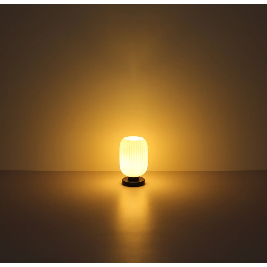 Globo - Eπιτραπέζιο φωτιστικό 1xE27/40W/230V λευκό