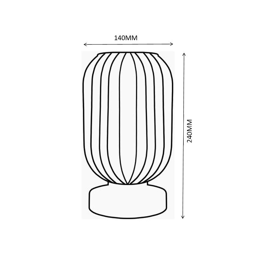 Globo - Eπιτραπέζιο φωτιστικό 1xE27/40W/230V μωβ