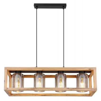 Globo - Πολύφωτο με συρματόσχοινο 4xE27/40W/230V