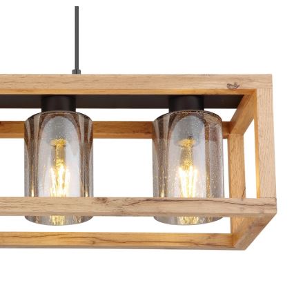 Globo - Πολύφωτο με συρματόσχοινο 4xE27/40W/230V