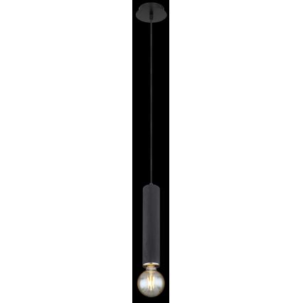 Globo - Κρεμαστό φωτιστικό οροφής 1xE27/60W/230V μαύρο ξύλο