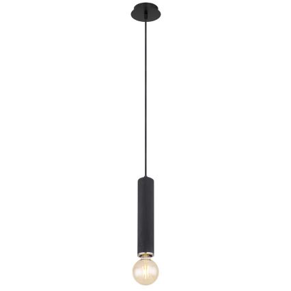 Globo - Κρεμαστό φωτιστικό οροφής 1xE27/60W/230V μαύρο ξύλο