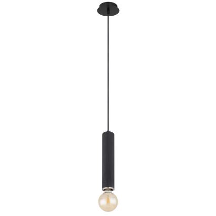 Globo - Κρεμαστό φωτιστικό οροφής 1xE27/60W/230V μαύρο ξύλο