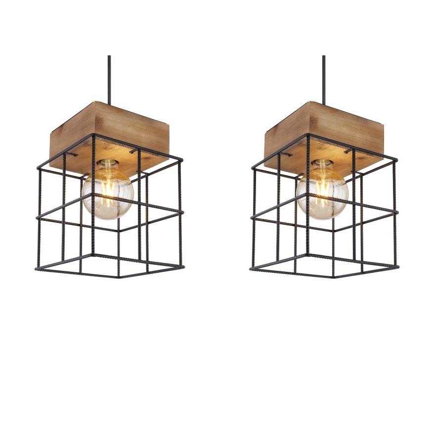 Globo - Πολύφωτο με συρματόσχοινο 3xE27/60W/230V