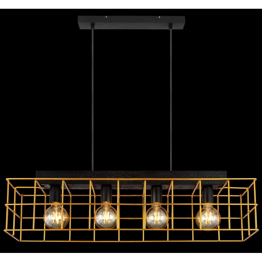 Globo - Κρεμαστό φωτιστικό οροφής ράγα 4xE27/60W/230V