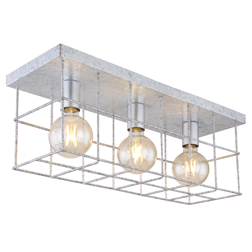 Globo 15530Z-3D - Φωτιστικό οροφής MERRIL 3xE27/60W/230V