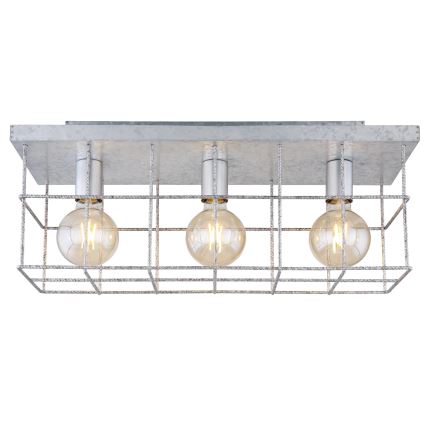 Globo 15530Z-3D - Φωτιστικό οροφής MERRIL 3xE27/60W/230V