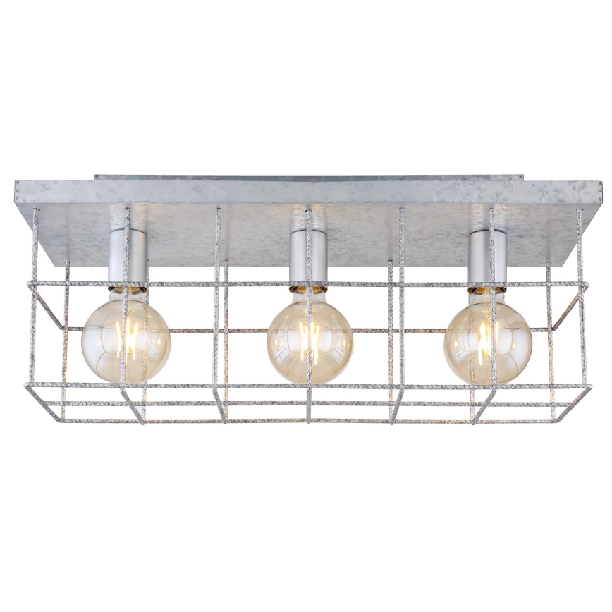 Globo 15530Z-3D - Φωτιστικό οροφής MERRIL 3xE27/60W/230V