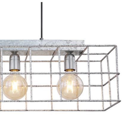 Globo 15530Z-4H - Κρεμαστό φωτιστικό οροφής MERRIL 4xE27/60W/230V