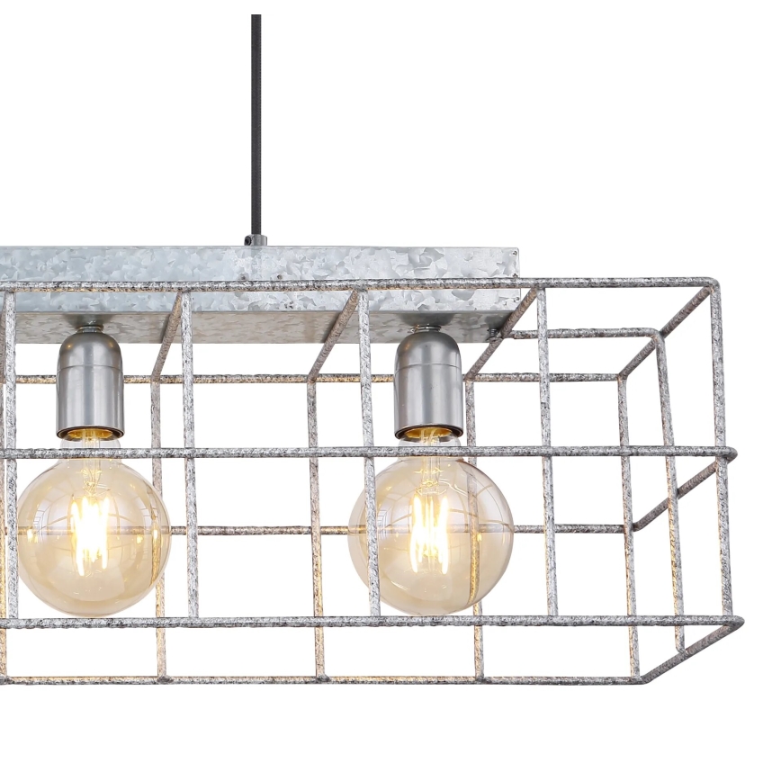 Globo 15530Z-4H - Κρεμαστό φωτιστικό οροφής MERRIL 4xE27/60W/230V