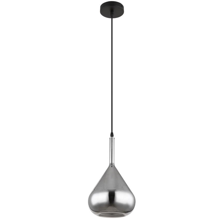 Globo - Κρεμαστό φωτιστικό οροφής 1xE27/60W/230V διάμετρος 20 cm μαύρο