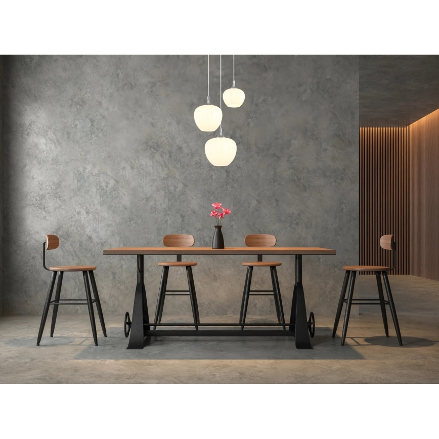 Globo - Κρεμαστό φωτιστικό οροφής 3xE27/40W/230V λευκό