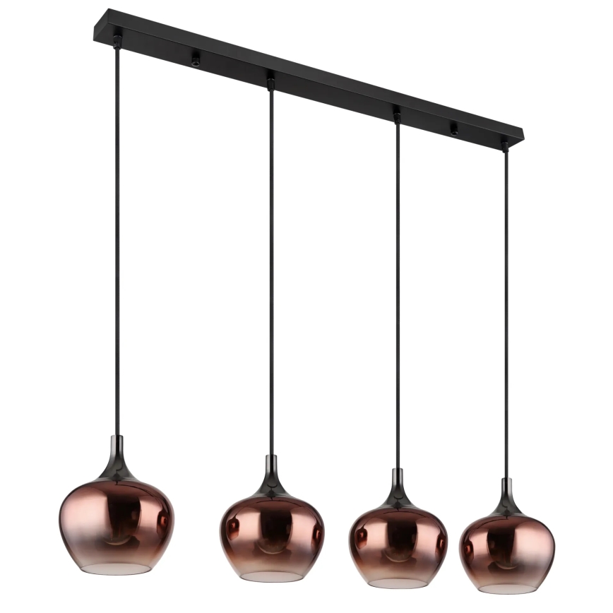 Globo - Κρεμαστό φωτιστικό οροφής 4xE27/40W/230V χαλκός