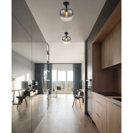 Globo - Φωτιστικό οροφής 1xE27/40W/230V φιμέ