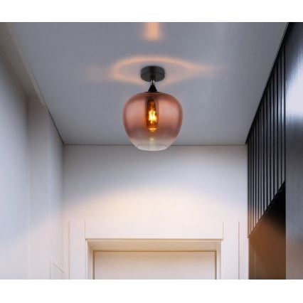 Globo - Φωτιστικό οροφής 1xE27/40W/230V χαλκός