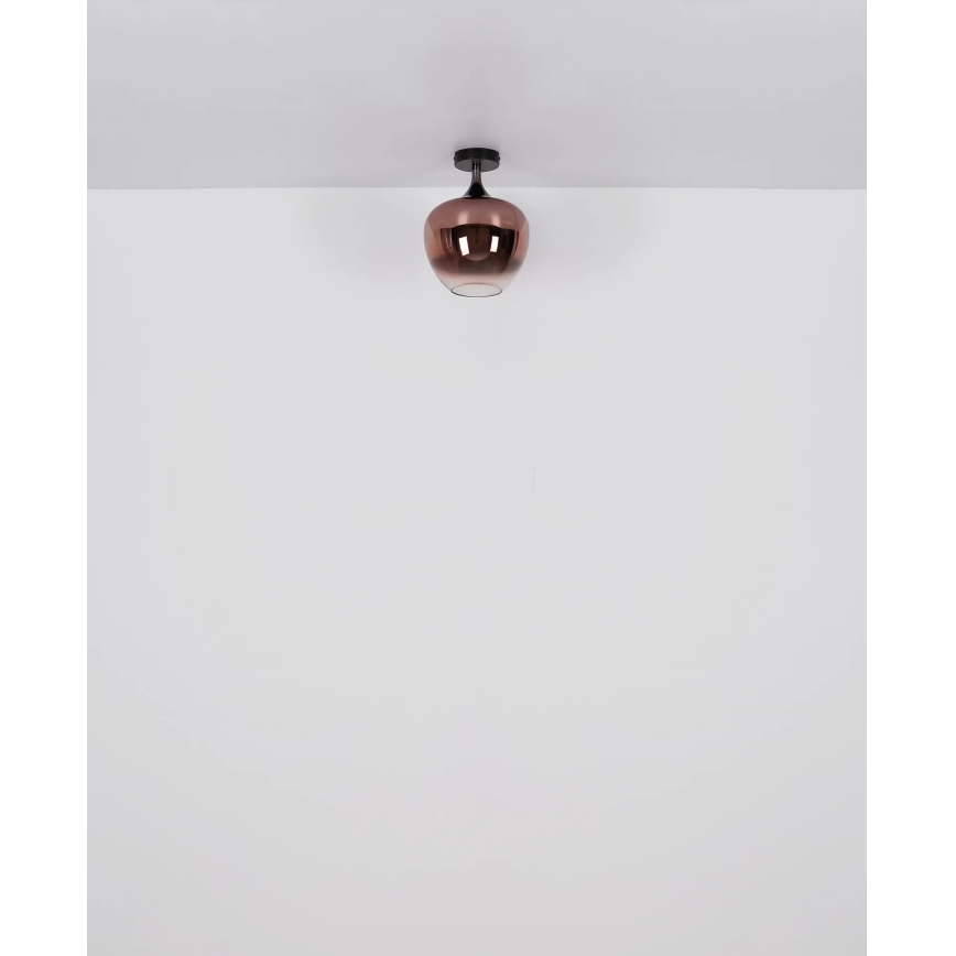 Globo - Φωτιστικό οροφής 1xE27/40W/230V χαλκός