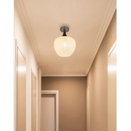 Globo - Φωτιστικό οροφής 1xE27/40W/230V λευκό/ανθρακί