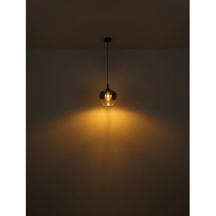 Globo - Κρεμαστό φωτιστικό οροφής 1xE27/40W/230V διάμετρος 24 cm μαύρο