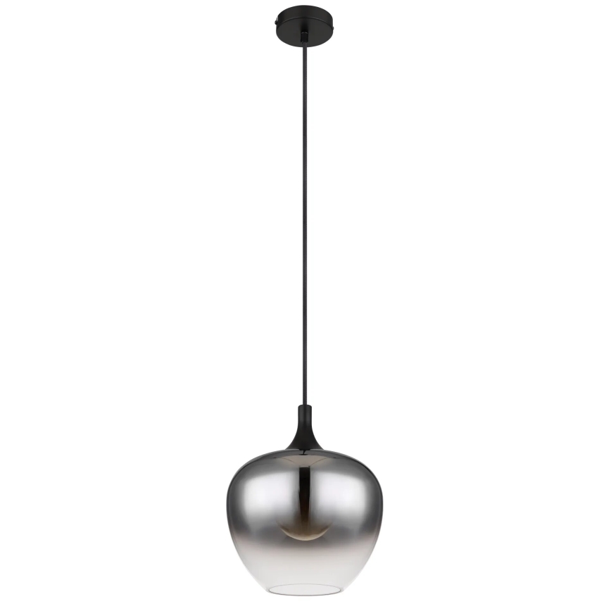 Globo - Κρεμαστό φωτιστικό οροφής 1xE27/40W/230V διάμετρος 24 cm μαύρο