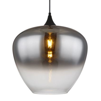 Globo - Κρεμαστό φωτιστικό οροφής 1xE27/60W/230V διάμετρος 40 cm μαύρο