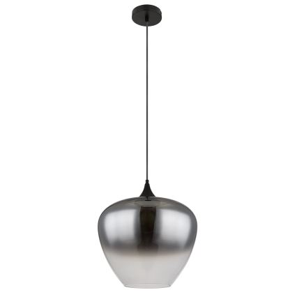 Globo - Κρεμαστό φωτιστικό οροφής 1xE27/60W/230V διάμετρος 40 cm μαύρο