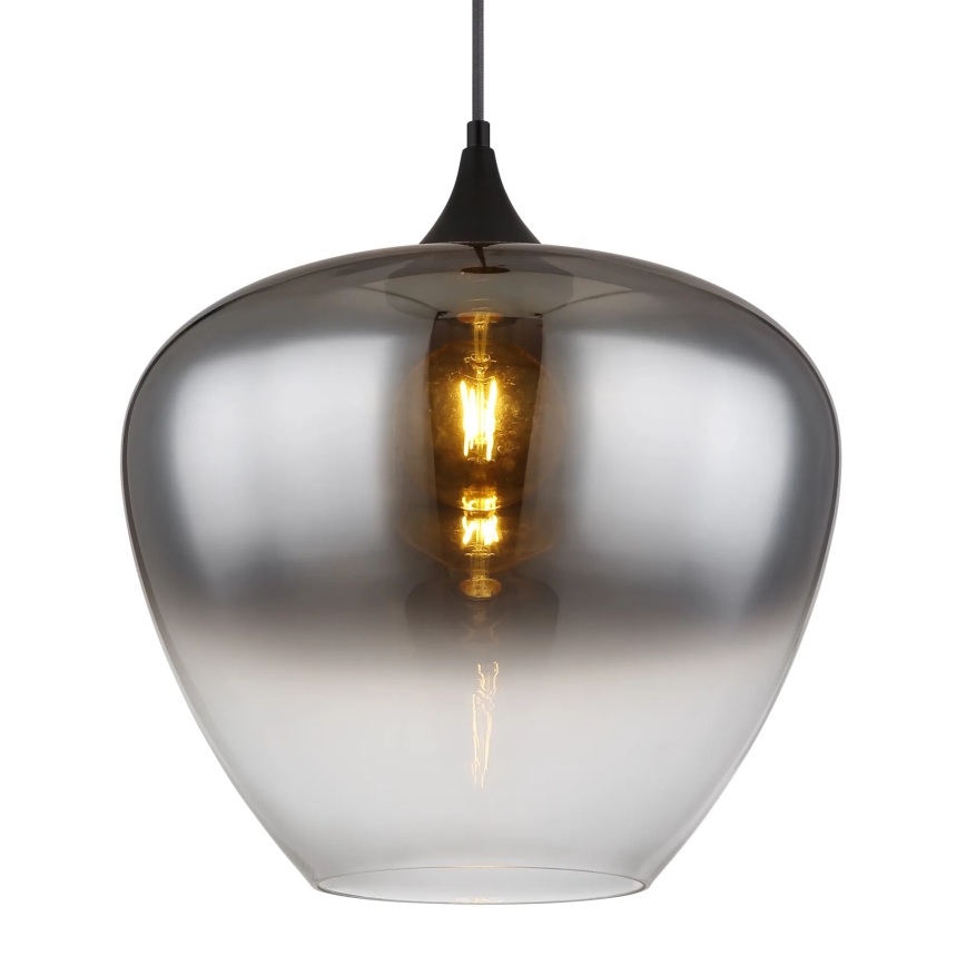 Globo - Κρεμαστό φωτιστικό οροφής 1xE27/60W/230V διάμετρος 40 cm μαύρο