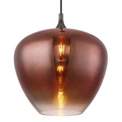 Globo - Κρεμαστό φωτιστικό οροφής 1xE27/60W/230V διάμετρος 40 cm χαλκός